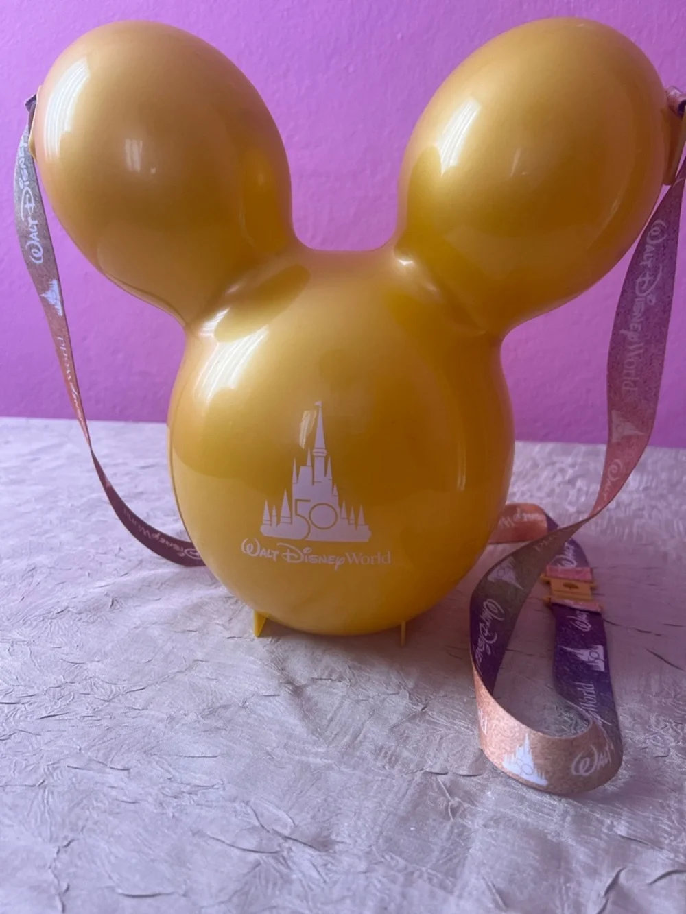 Disney Parks 50th Anniversary Mickey Popcorn Bucket Walt Disney World